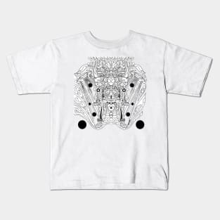 ancient mictlan alien lord ecopop Kids T-Shirt